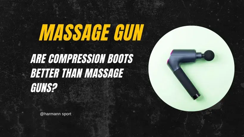 Blog de botas de compresión y pistola de masaje.